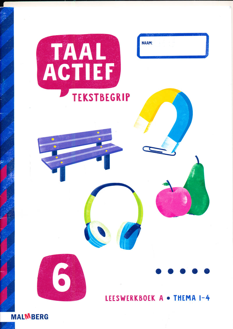 Taal Actief versie 5 Leeswerkboek B Tekstbegrip thema 1-4 groep 6 (per stuk)