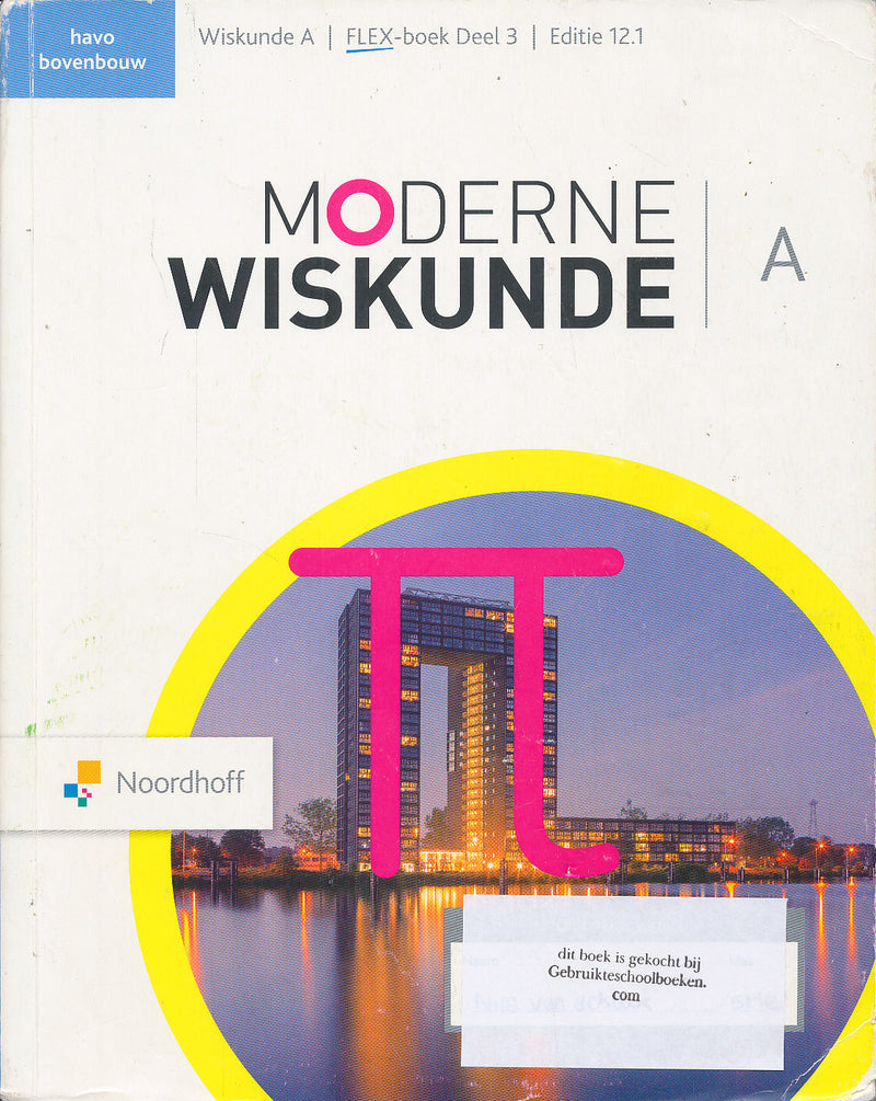 Moderne Wiskunde 12.1e editie Leerboek Flex deel 3A HAVO (zie omschrijving)