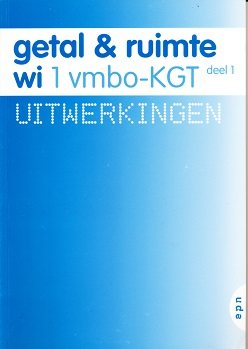 Getal en Ruimte 1 Uitwerkingen deel 1 VMBO-KGT
