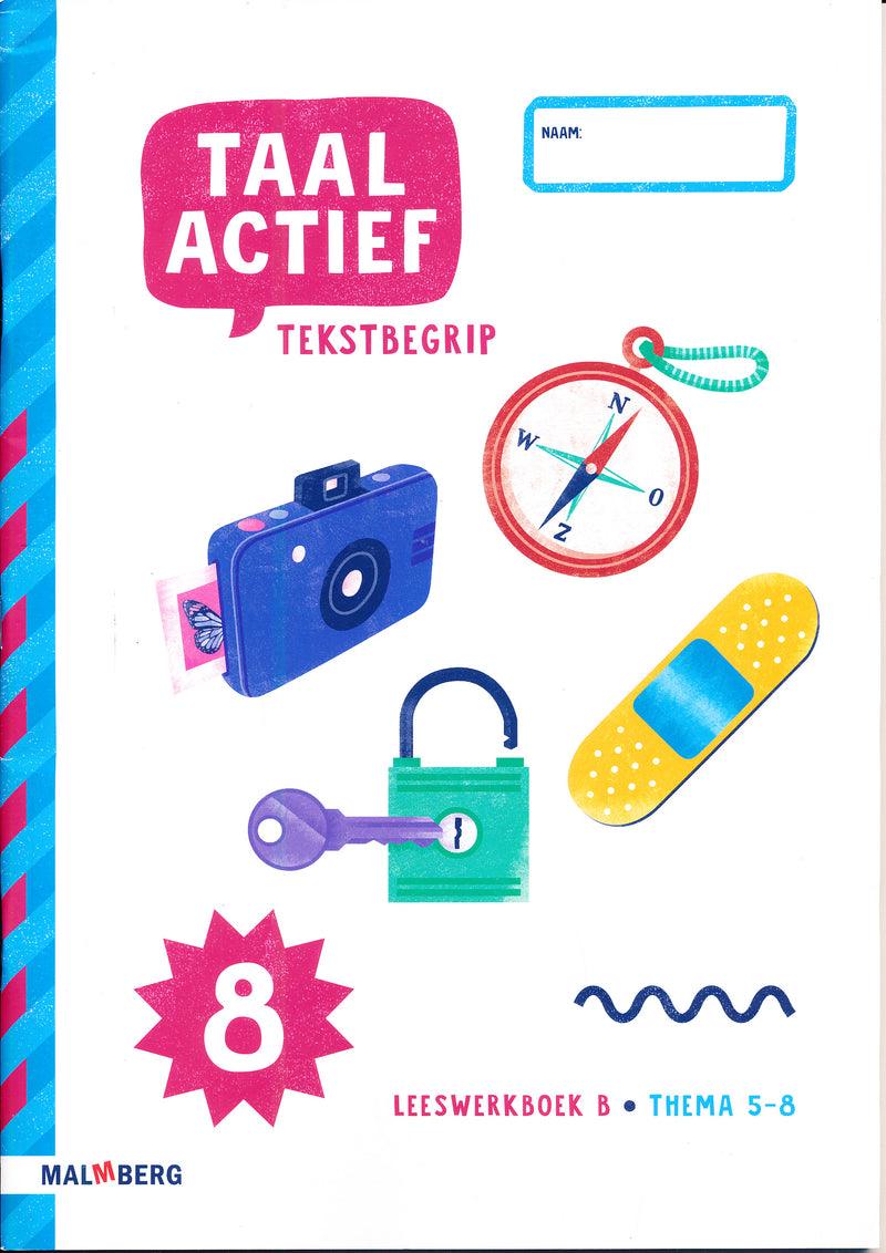 Taal Actief versie 5 Leeswerkboek B Tekstbegrip thema 5-8 groep 8 (per stuk)