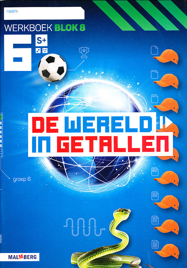 De wereld in Getallen versie 5 Werkboek Blok 8 groep 6 S plus (per stuk)