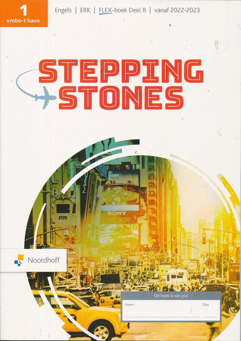 Stepping Stones 7e editie FLEX boek Deel 1 B VMBO-T/HAVO 9789001010713