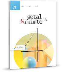 Getal & Ruimte 13e editie Wiskunde A Leerboek 4 HAVO deel 1 9789001064754