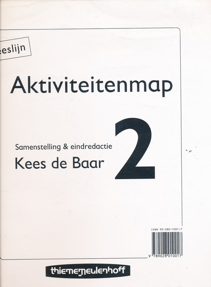 Leeslijn versie 1 Aktiviteitenmap 2