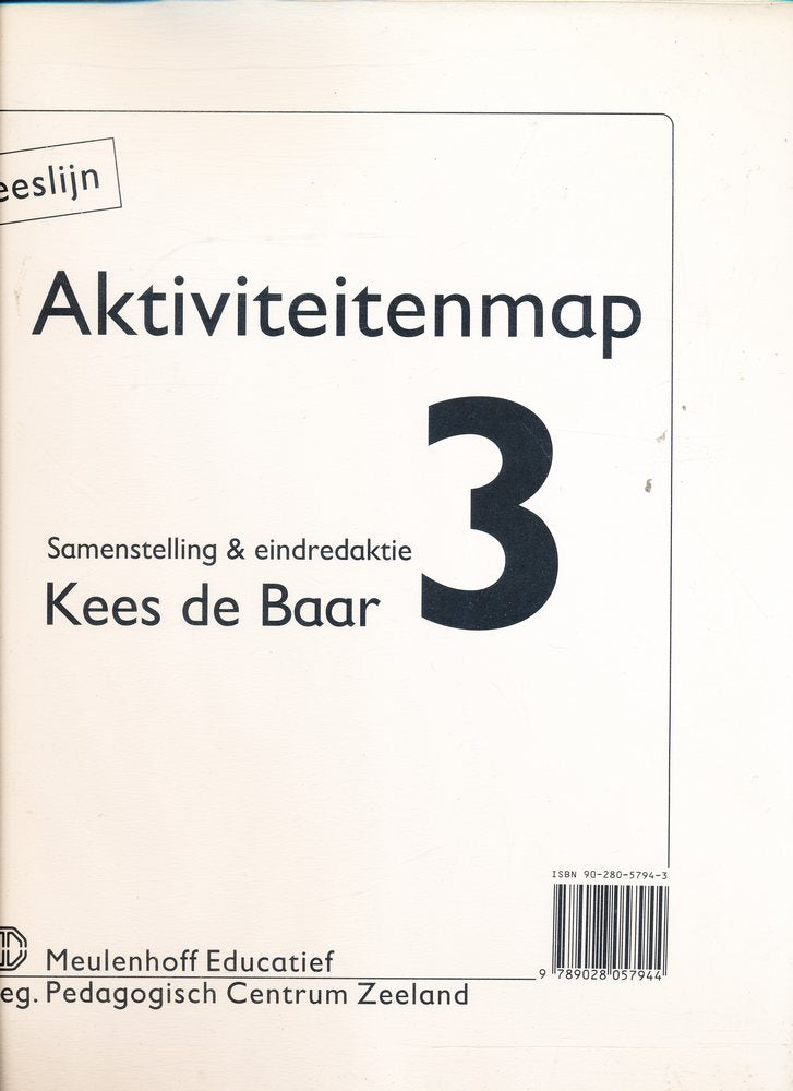 Leeslijn versie 1 Aktiviteitenmap 3