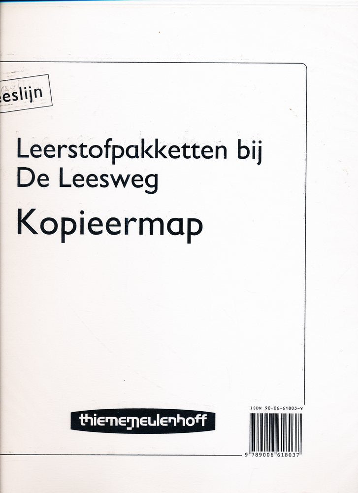 Leeslijn versie 1 Leerstofpakketten bij Leesweg Kopieermap