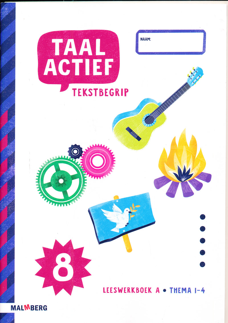 Taal Actief versie 5 Leeswerkboek A Tekstbegrip thema 1-4 groep 8 (per stuk)
