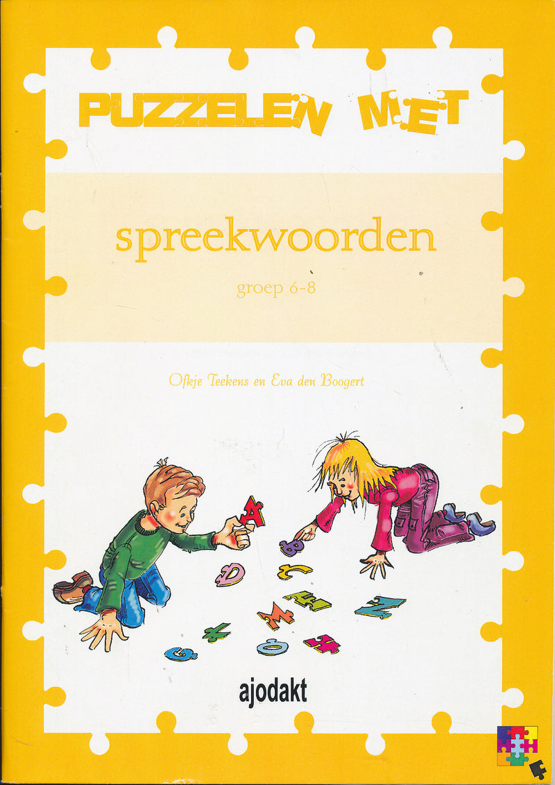 Ajodakt Puzzelen met Spreekwoorden groep 6-8 (per stuk)