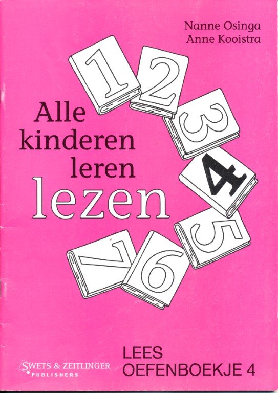 Alle Kinderen Leren Lezen lees/oefenboekje 4 (per stuk)
