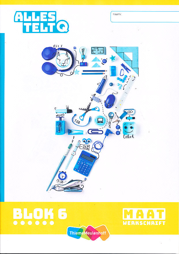 Alles Telt Q Werkschrift Maat blok 6 groep 7 (per stuk)