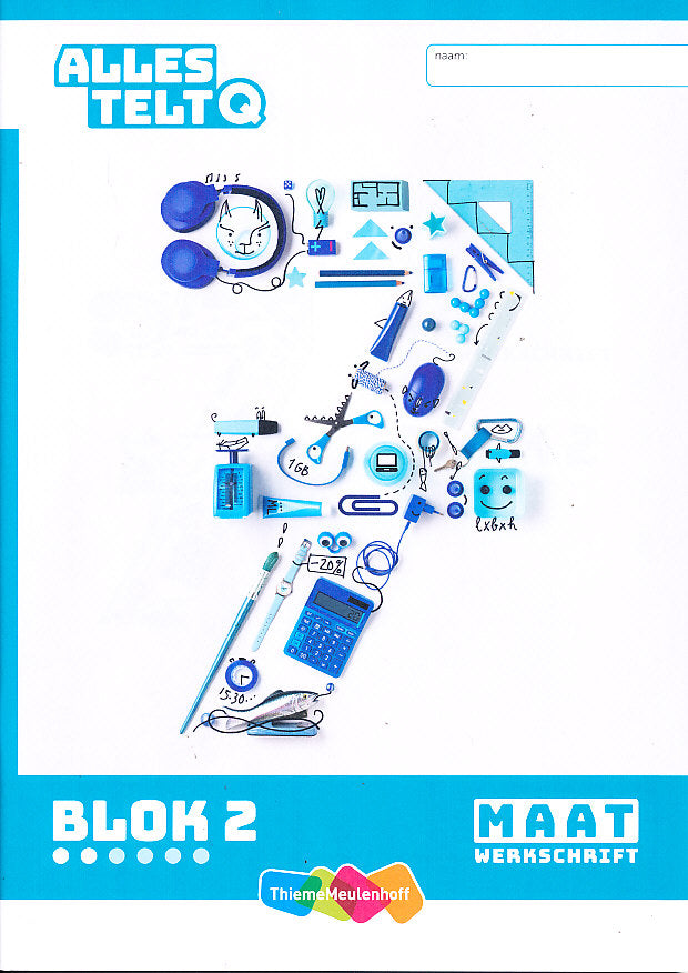 Alles Telt Q Werkschrift Maat blok 2 groep 7 (per stuk)