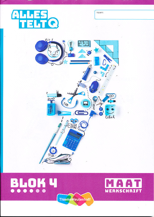 Alles Telt Q Werkschrift Maat blok 4 groep 7 (per stuk)
