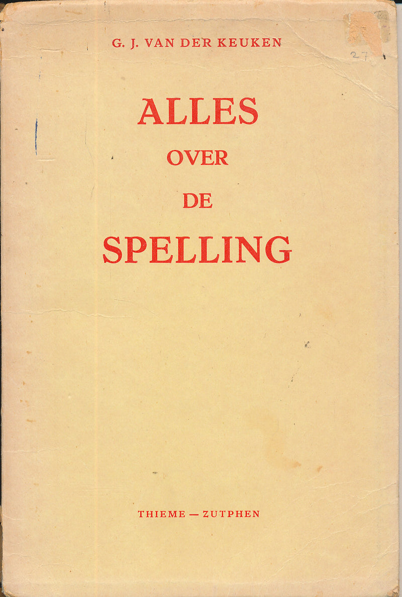 Alles over de spelling