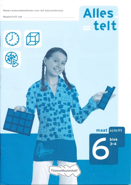 Alles Telt versie 2 Maatschrift groep 6 blok 3+4 (per stuk)