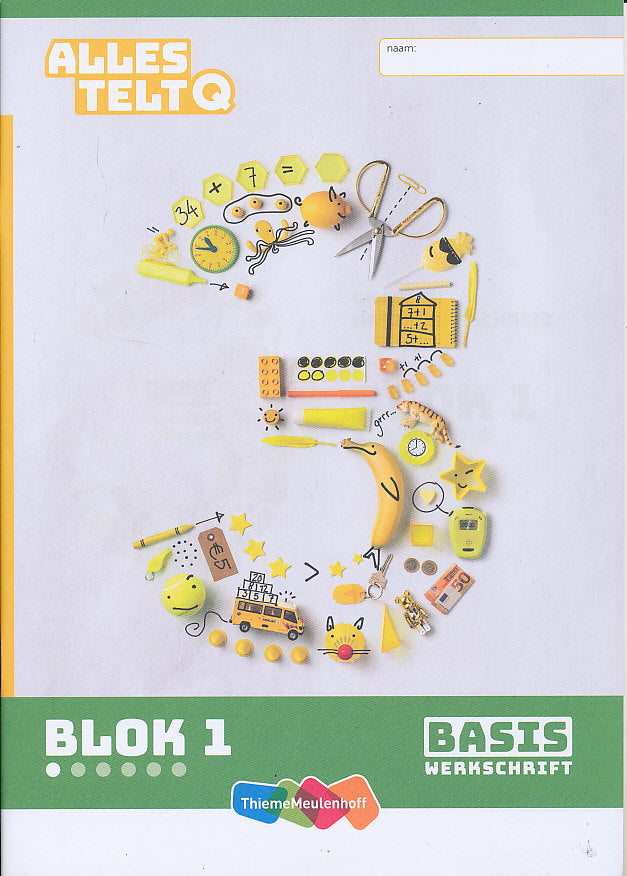 Alles Telt Q Werkschrift Basis blok 1 groep 3 (per stuk)
