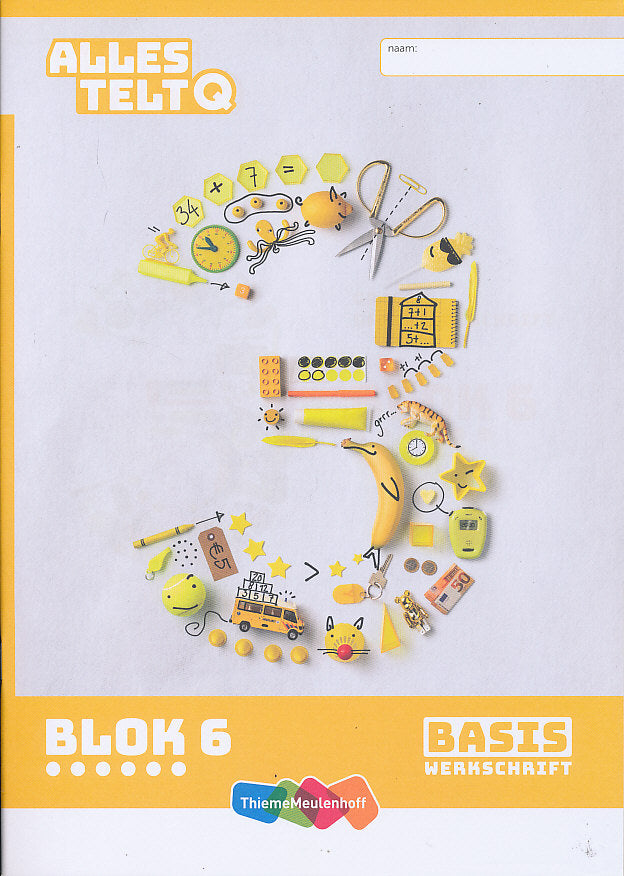 Alles Telt Q Werkschrift Basis blok 6 groep 3 (per stuk)
