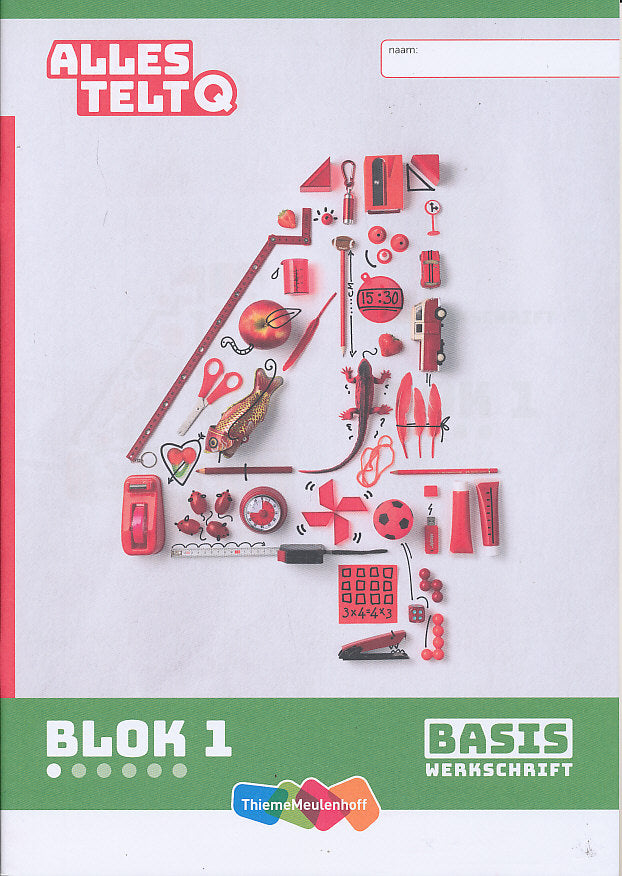 Alles Telt Q Werkschrift Basis blok 1 groep 4 (per stuk)
