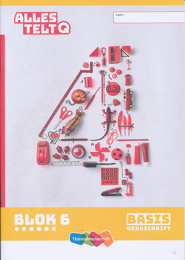 Alles Telt Q Werkschrift Basis blok 6 groep 4 (per stuk)