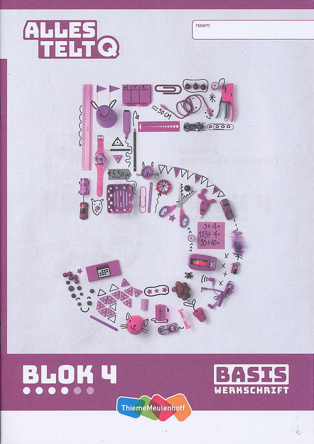 Alles Telt Q Werkschrift Basis blok 4 groep 5 (per stuk)