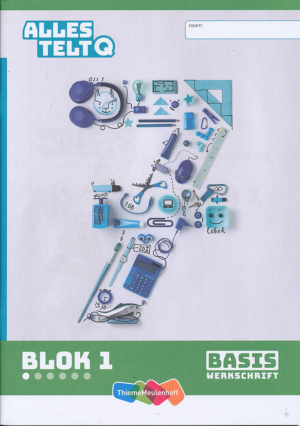 Alles Telt Q Werkschrift Basis blok 1 groep 7 (per stuk)