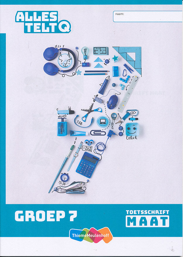 Alles Telt Q Toets schrift Maat groep 7 (per stuk)