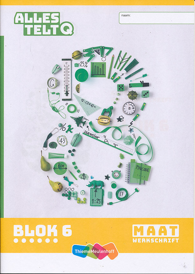 Alles Telt Q Werkschrift Maat blok 6 groep 8 (per stuk)