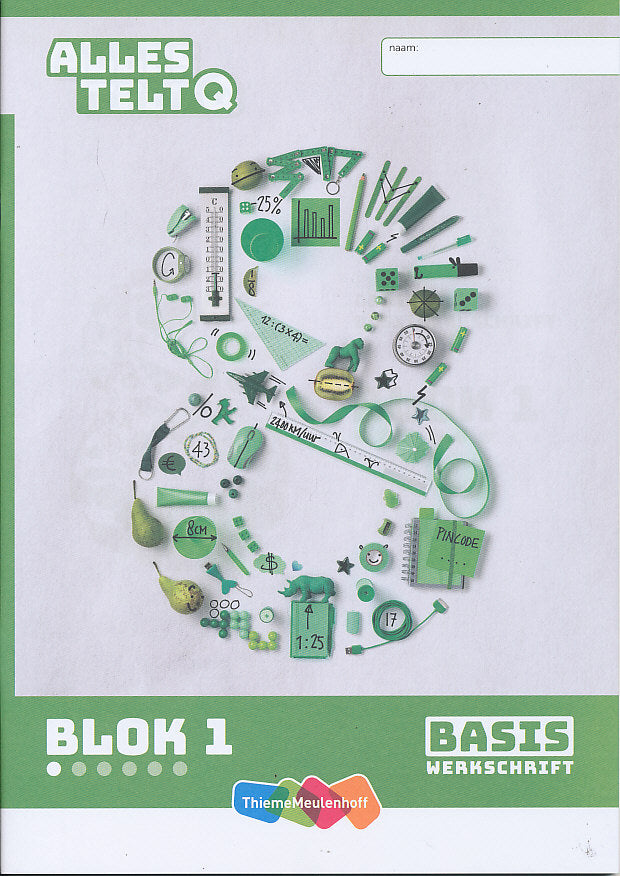 Alles Telt Q Werkschrift Basis blok 1 groep 8 (per stuk)