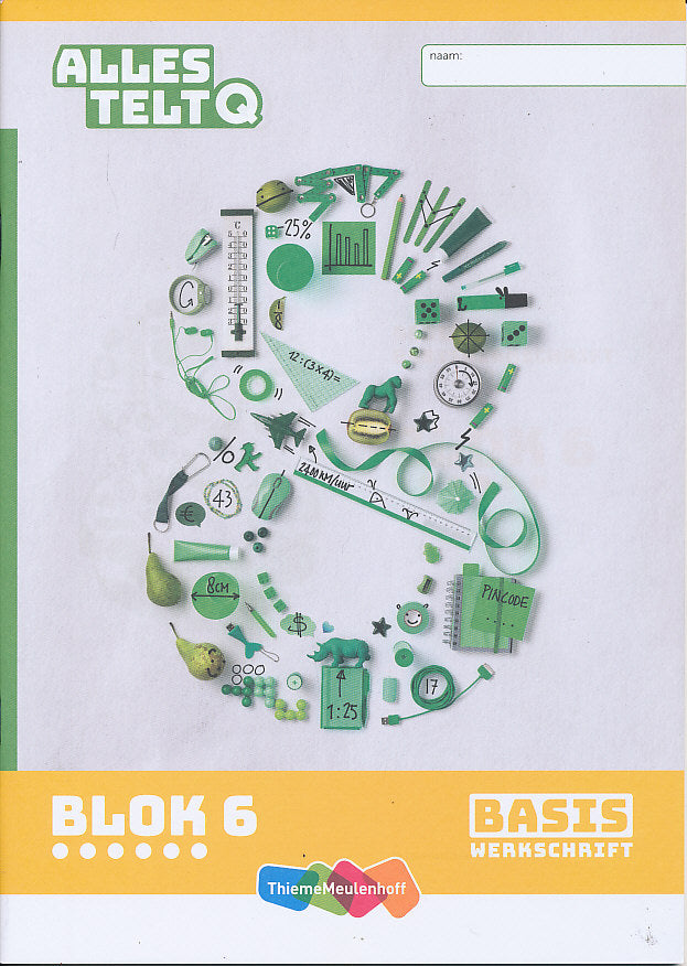 Alles Telt Q Werkschrift Basis blok 6 groep 8 (per stuk)