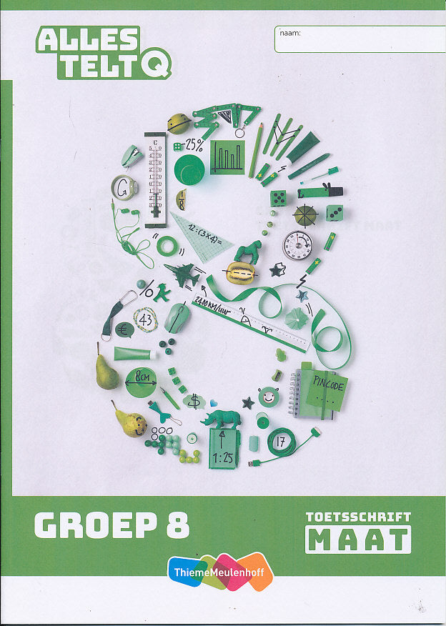 Alles Telt Q Toets schrift Maat groep 8 (per stuk)