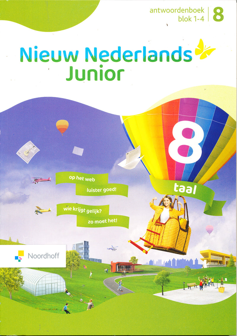 Nieuw Nederlands Junior Taal Antwoordenboek blok 1-4 groep 8