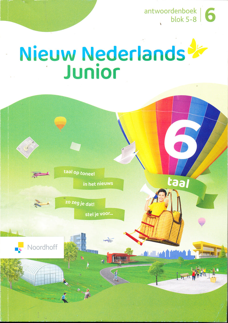 Nieuw Nederlands Junior Taal Antwoordenboek blok 5-8 groep 6