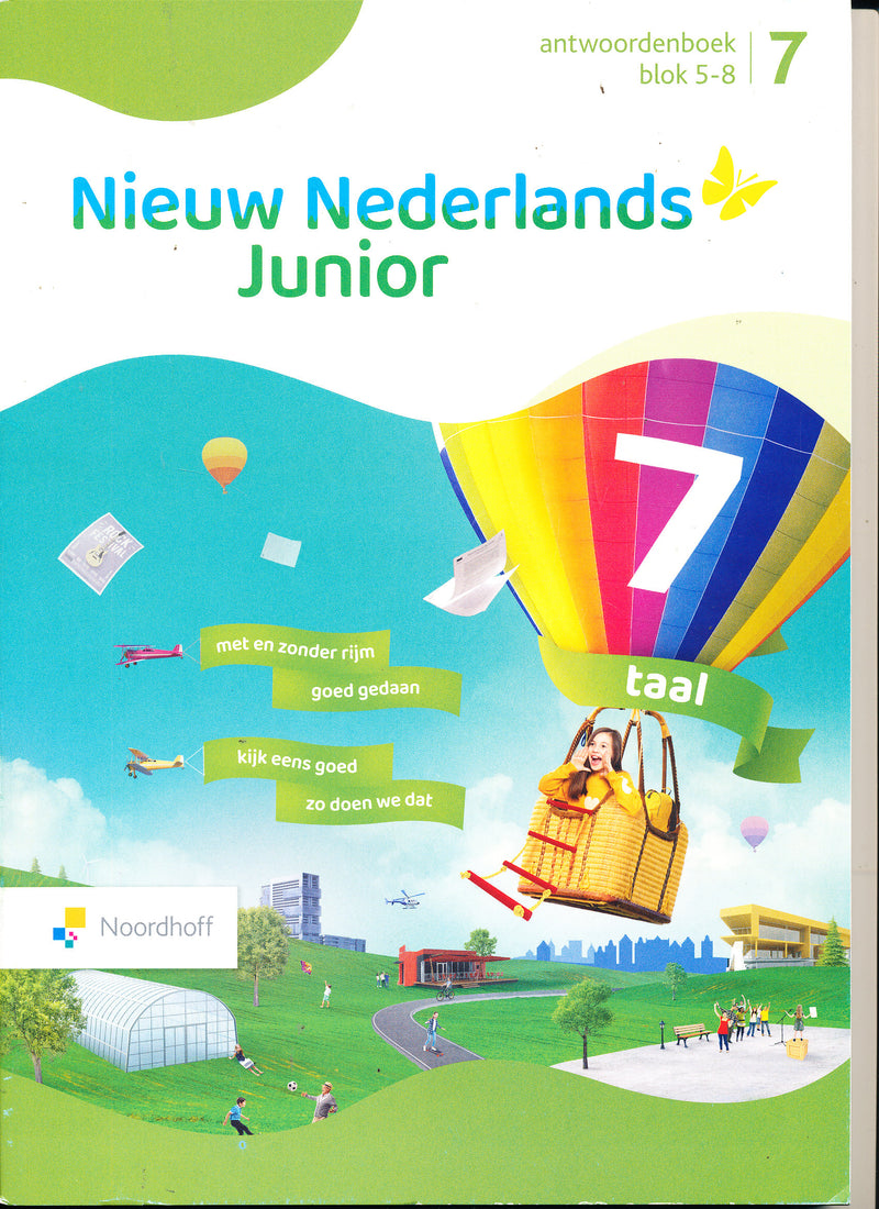 Nieuw Nederlands Junior Taal Antwoordenboek blok 5-8 groep 7