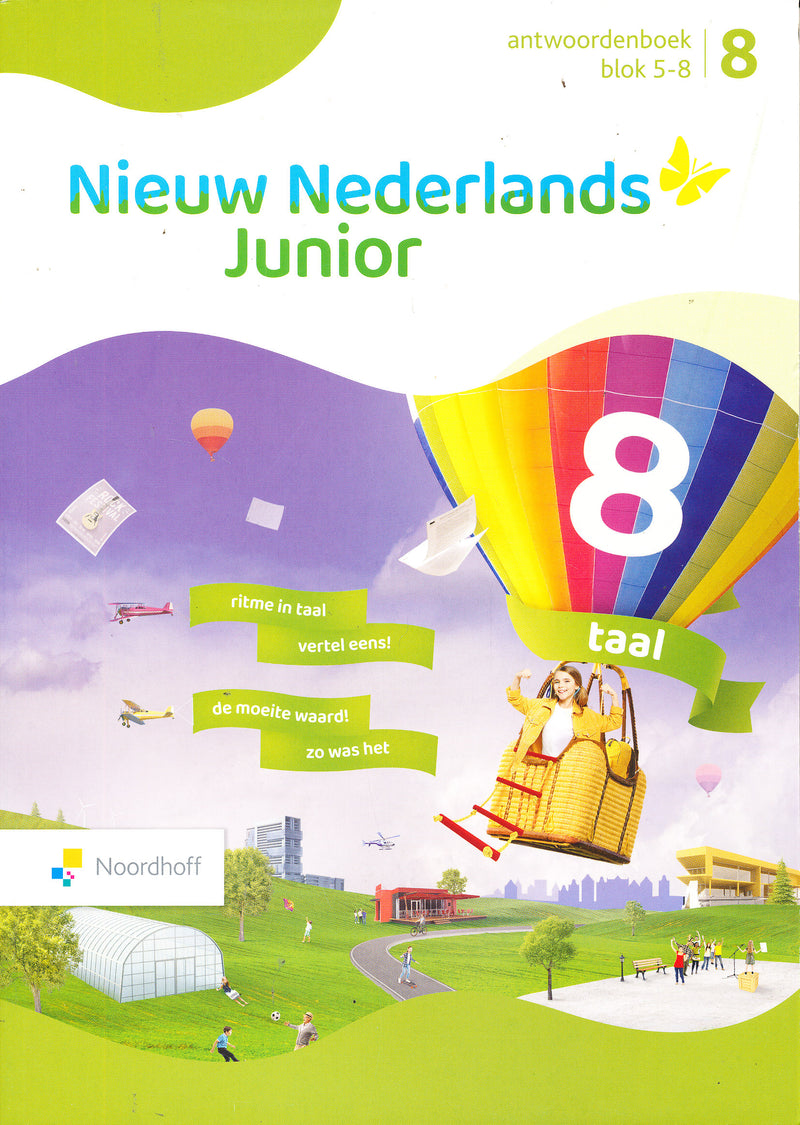 Nieuw Nederlands Junior Taal Antwoordenboek blok 5-8 groep 8