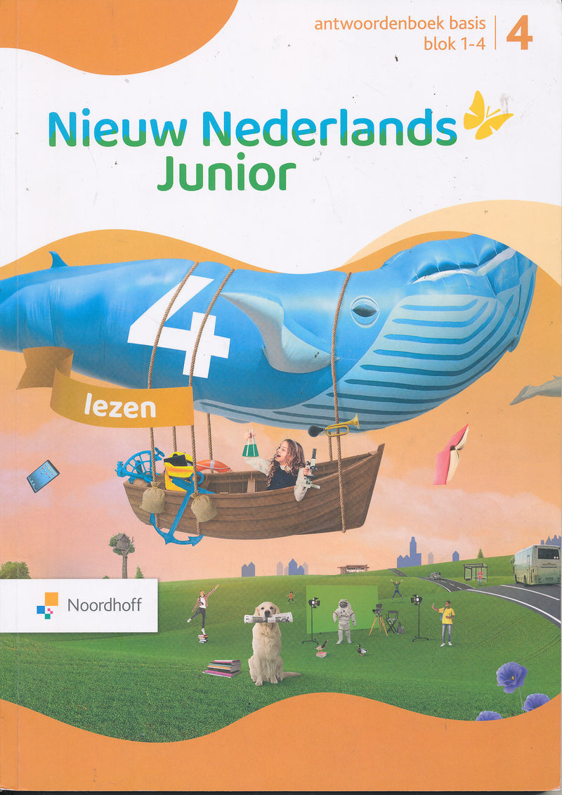 Nieuw Nederlands Junior Lezen Antwoordenboek Basis blok 1-4 groep 4