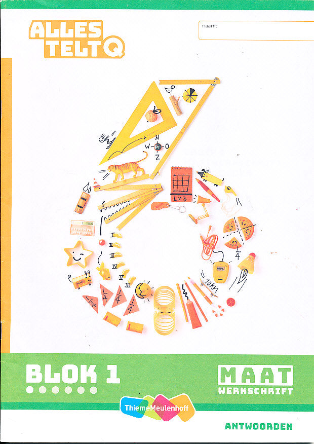 Alles Telt Q Antwoorden Werkschrift Maat blok 1 groep 6