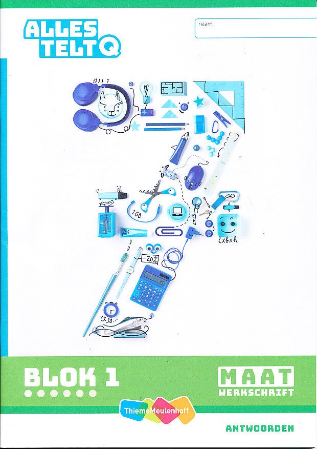 Alles Telt Q Antwoorden Werkschrift Maat blok 1 groep 7