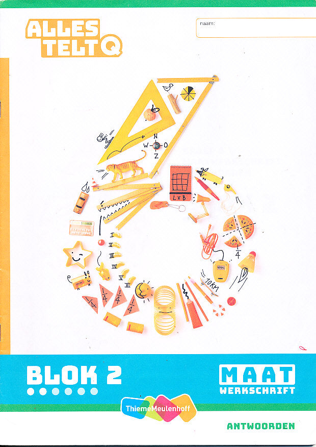 Alles Telt Q Antwoorden Werkschrift Maat blok 2 groep 6