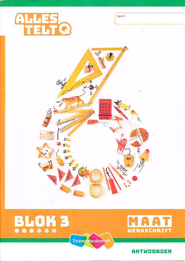 Alles Telt Q Antwoorden Werkschrift Maat blok 3 groep 6