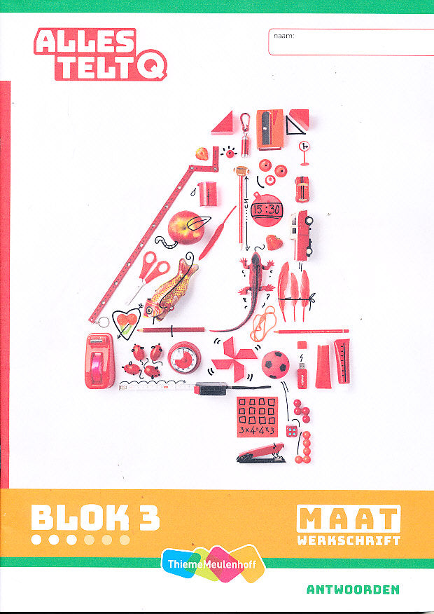 Alles Telt Q Antwoorden Werkschrift Maat blok 3 groep 4