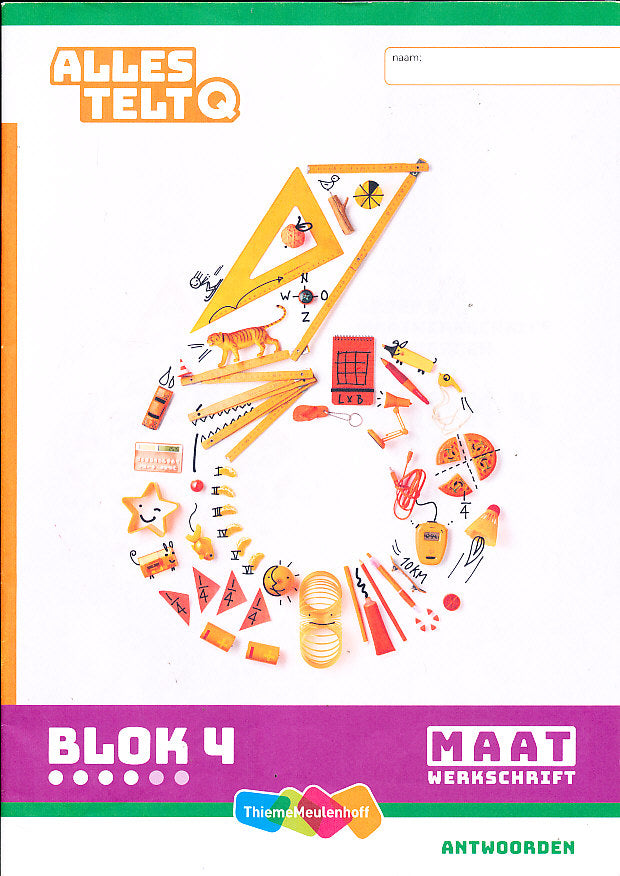 Alles Telt Q Antwoorden Werkschrift Maat blok 4 groep 6
