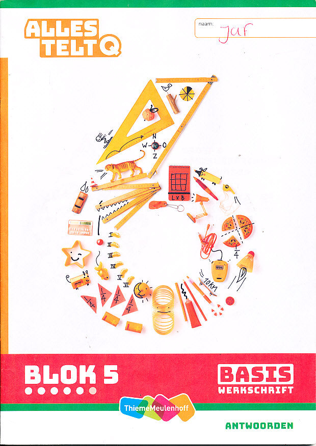 Alles Telt Q Antwoorden Werkschrift Basis blok 5 groep 6