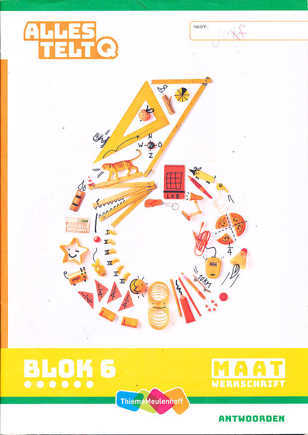 Alles Telt Q Antwoorden Werkschrift Maat blok 6 groep 6