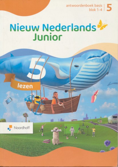 Nieuw Nederlands Junior Lezen Antwoordenboek Basis blok 1-4 groep 5
