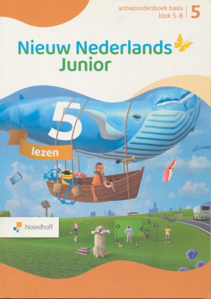 Nieuw Nederlands Junior Lezen Antwoordenboek Basis blok 5-8 groep 5