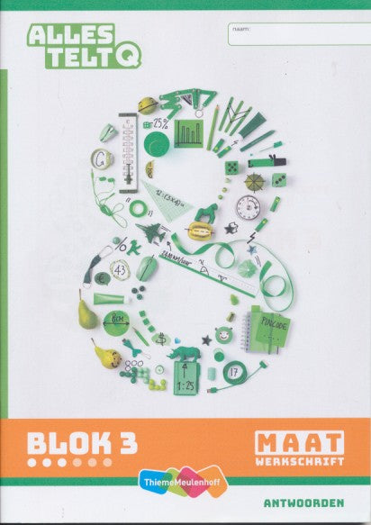 Alles Telt Q Antwoorden Werkschrift Maat blok 3 groep 8