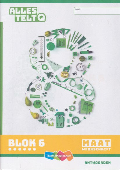 Alles Telt Q Antwoorden Werkschrift Maat blok 6 groep 8