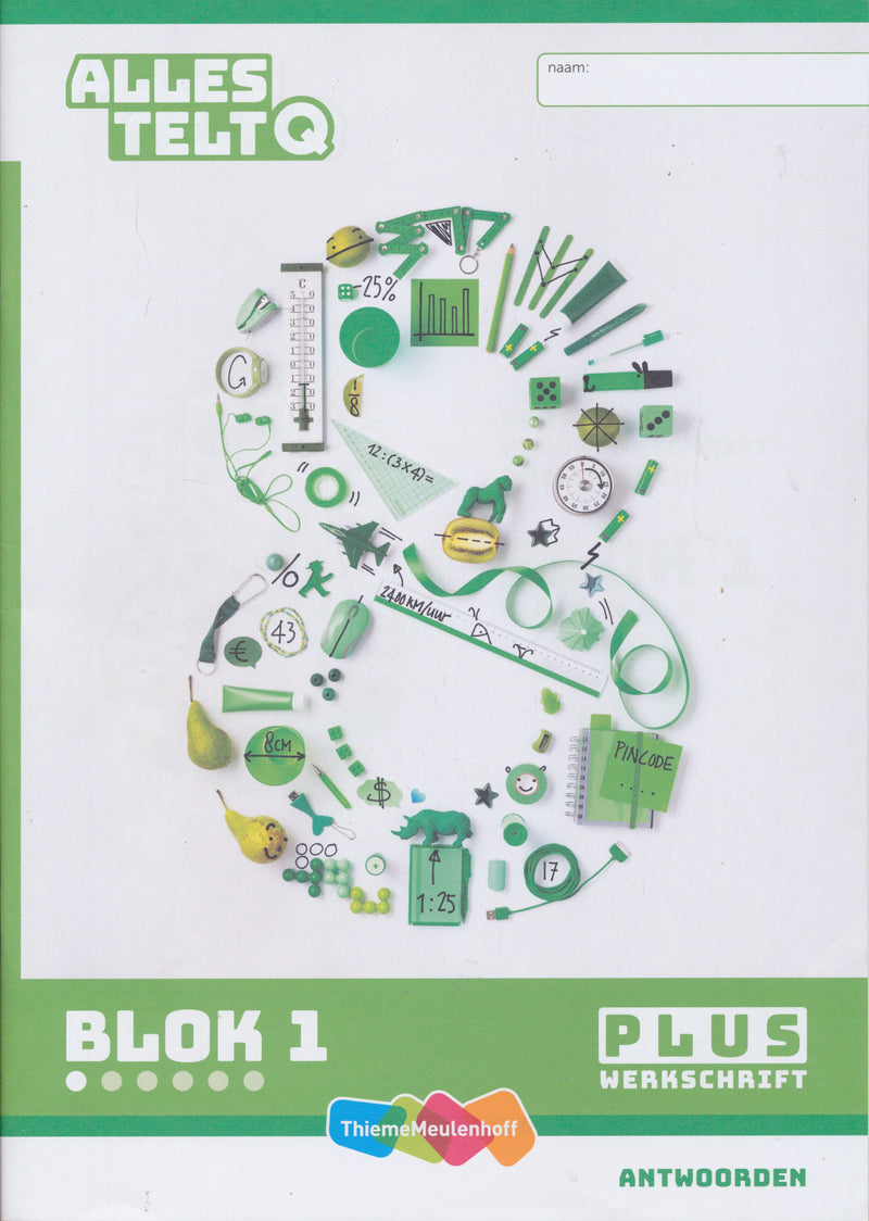Alles telt Q Antwoorden werkschrift Plus blok 1 groep 8