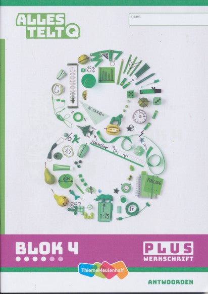 Alles telt Q Antwoorden Werkschrift Plus blok 4 groep 8