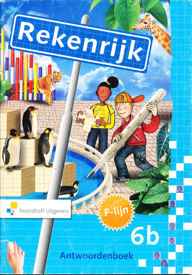 Rekenrijk versie 3 F-lijn Antwoordenboek 6B