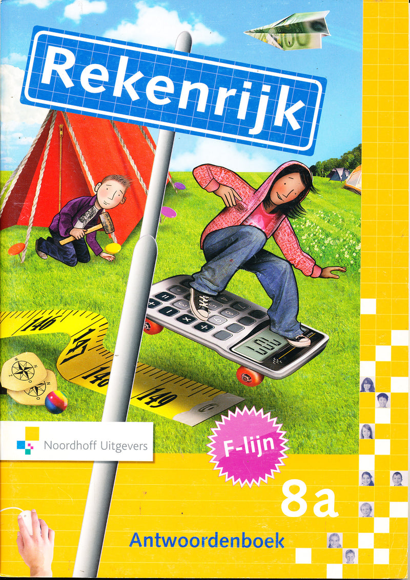 Rekenrijk versie 3 F-lijn Antwoordenboek 8A